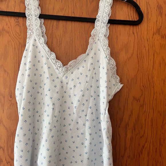 H&M Floral Ribbed Tank - Picture 2 of 3